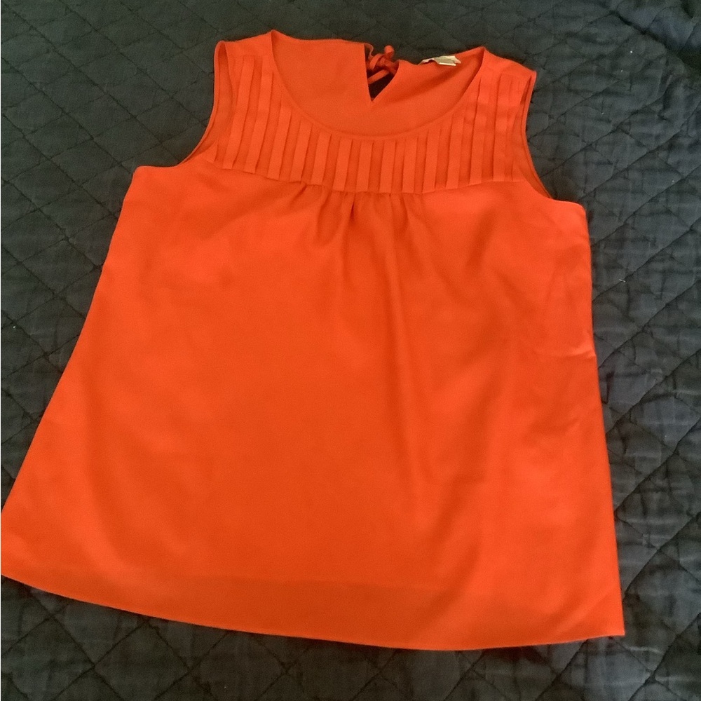 Orange Loft Sleeveless Top - Med